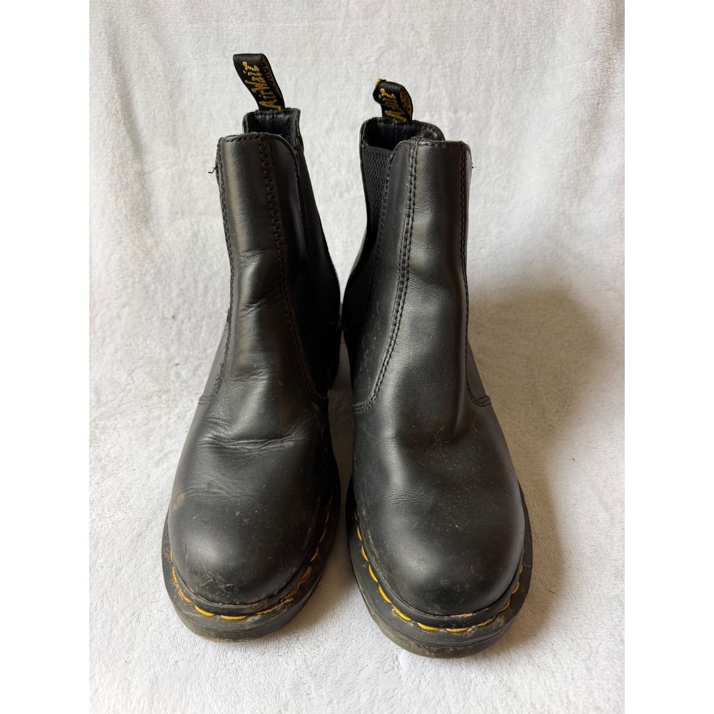 Dr. Martens Cadence Boots Womens 10 Black Good Heeled Chelsea Leather